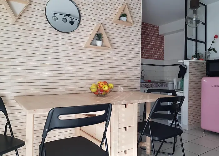 Le Pompidou T2 Pour 2 A 4 Pers Avec Parking Prive & Balcon Place Ney Apartment