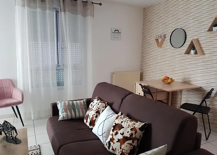 Le Pompidou T2 Pour 2 A 4 Pers Avec Parking Prive & Balcon Place Ney *