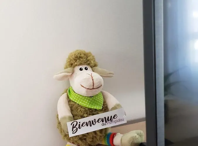 Le Pompidou T2 Pour 2 A 4 Pers Avec Parking Prive & Balcon Place Ney Lejlighed *