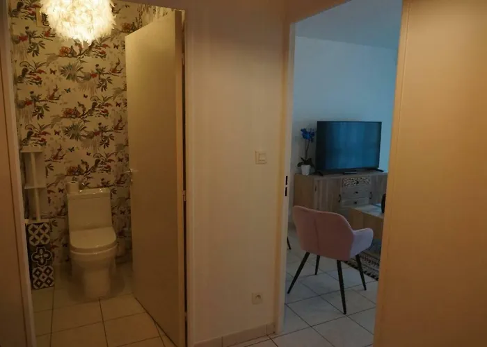 Le Pompidou T2 Pour 2 à 4 Pers Avec Parking Privé&balcon Place Ney Angers